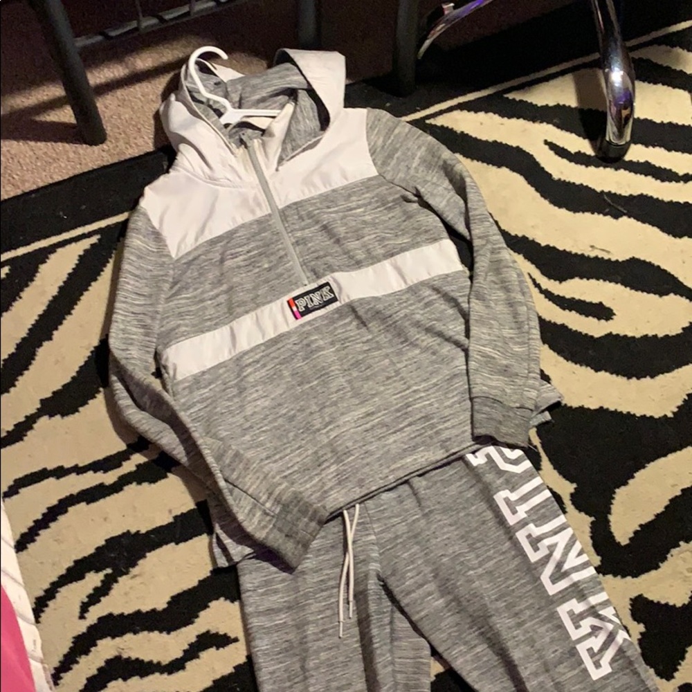 Pink jogging suit